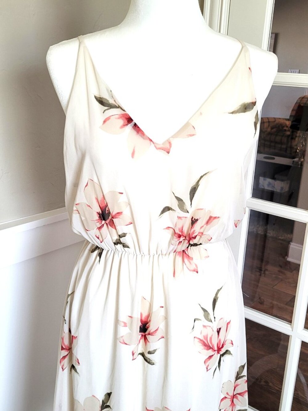 Lily Flower Chiffon Dress - Picture 3 of 6